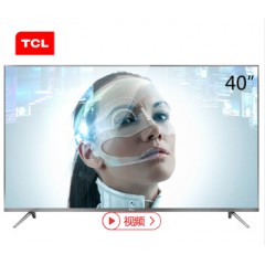 TCL 40A730U 40英寸30核人工智能纤薄金属机身HDR 4K液晶电视机
